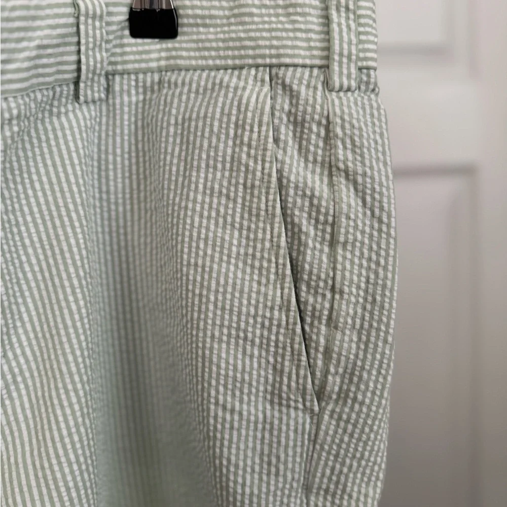Brooks Brothers Washed Stretch Cotton Seersucker Shorts - Picture 7 of 12